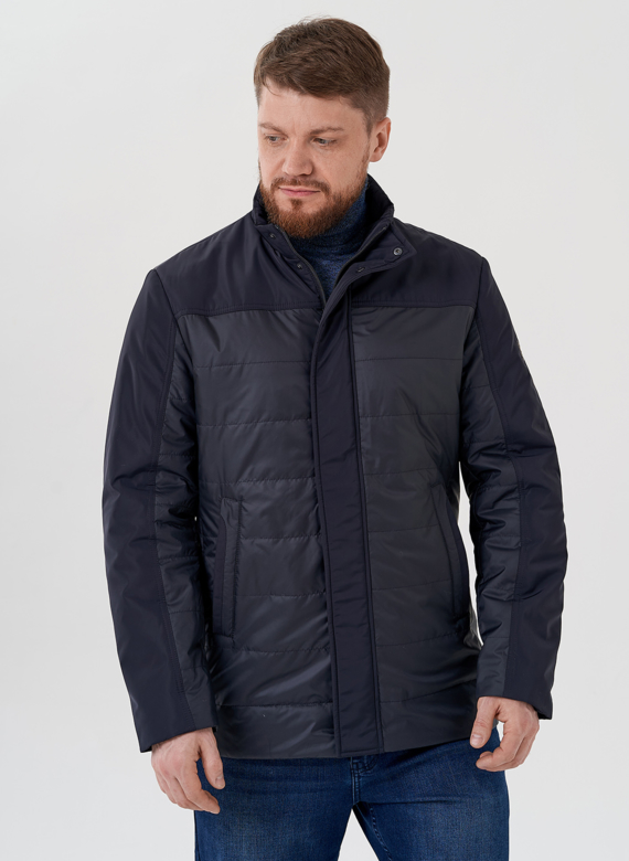 Мужская куртка синего цвета 