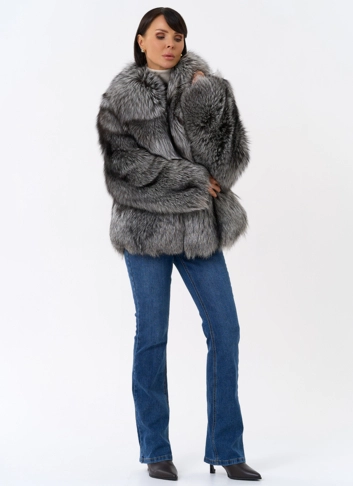 Шуба из лисы