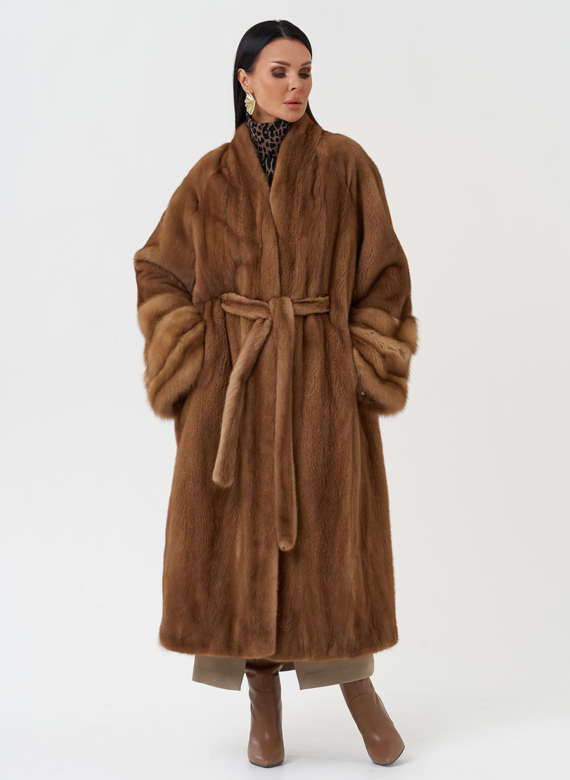 Женская шуба из скандинавской норки