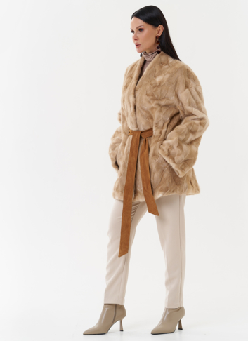 Женская шуба из скандинавской норки