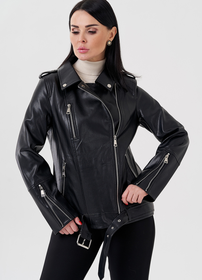 Женская косуха из эко кожи  модель № 24126 в кредит